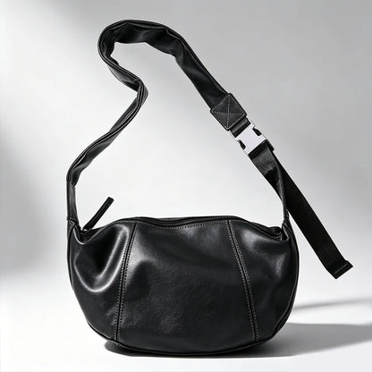 2026 New Fashion Men Crossbody Bag Soft Leather Hobos For Men Dumpling Crossbody Bags Luxury Brand Design Shoulder Bags Totes