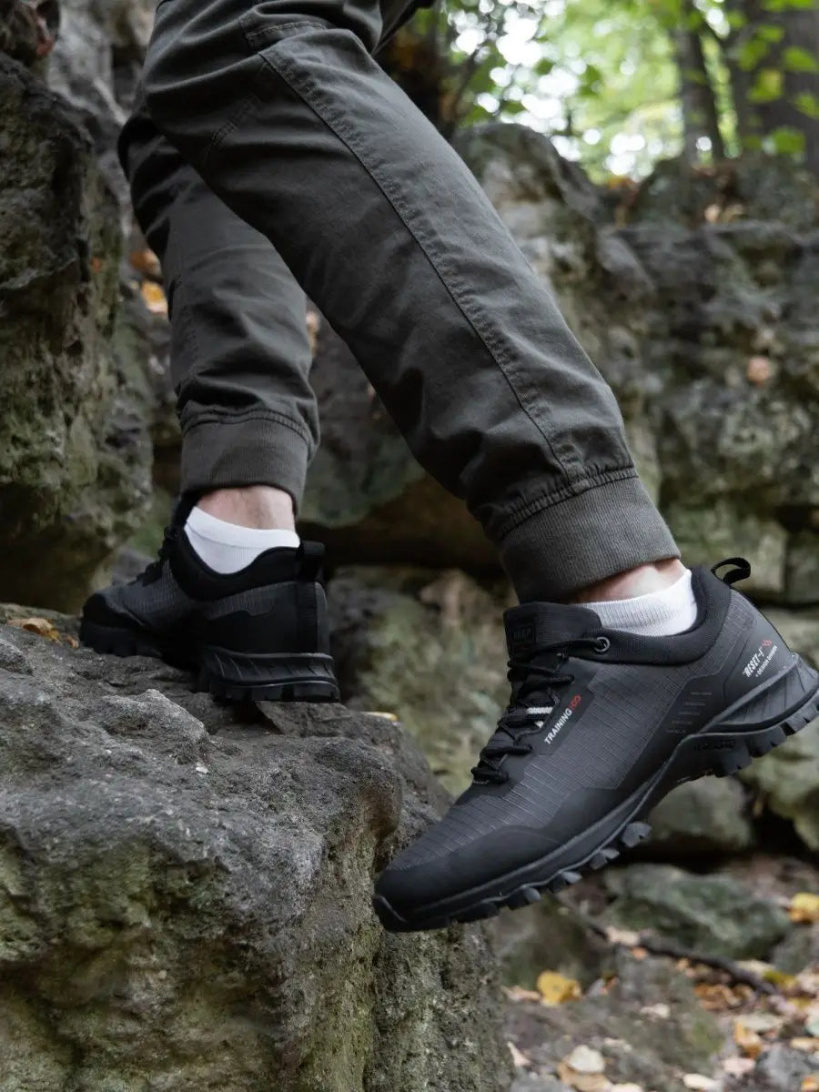 Baasploa Men Hiking Shoes New Outdoor Climbing Waterproof Non-slip Wear-resistant Sneakers Male Casual Lace-Up Walking Shoes ﻿