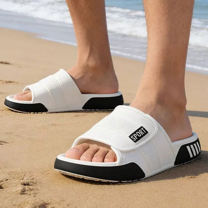 Fashion Big Size 40-47 Soft Bottom Chinelo Slide Men's Summer New Indoor Outdoor Comfortable Slippers for Man Streetwear Sandals