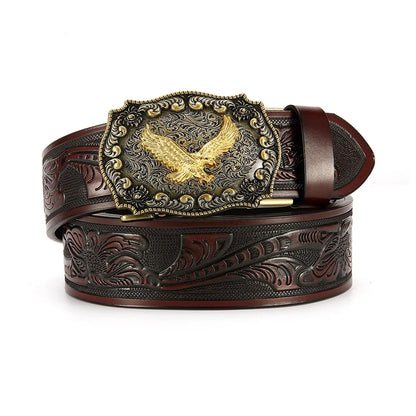 Men's Casual Style Belt PU Leather Belt Main Body Metal Buckle Belt Smooth Buckle Belt High-quality Male Belt 3.8cm