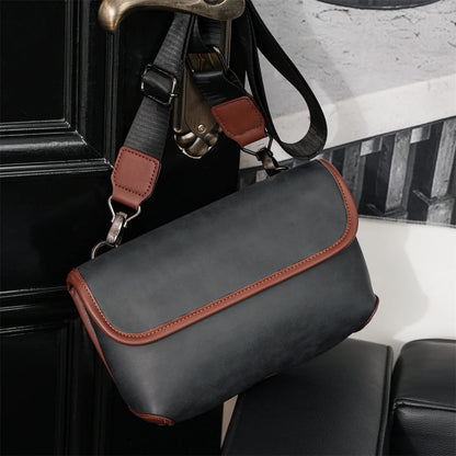 Casual Fashion Crossbody Bag Men Flap Shoulder Bag Vintage Design Shoulder Messenger Bags Unisex Mobile Phone Sling Handbags