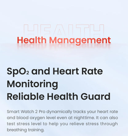 HAYLOU Watch 2 Pro (LS02 Pro) Smartwatch 1.85inch Large Display 100 Workout Modes Smart Watch for Men Heart Rate Monitoring