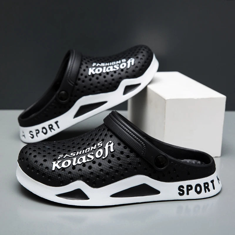 Men's Sandals, Comfortable, Lightweight, Non-Slip, Breathable Indoor and Outdoor Eva Slippers, Outdoor Garden Shoes, Beach Shoes