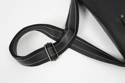 Vintage Men's Crossbody Bags Fashion Brand Design Shoulder Messenger Bag Men Falp Pockets Crossbody Bag Leather Square Satchels