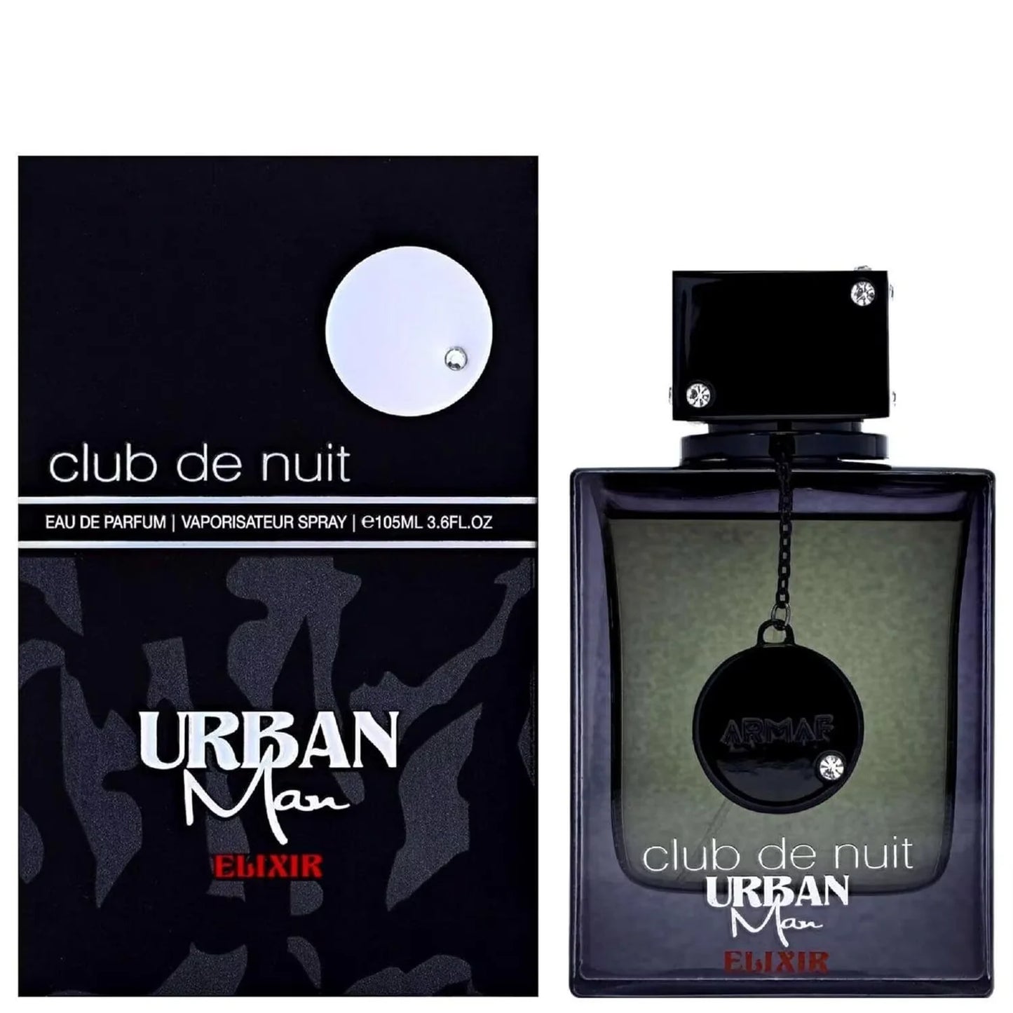 Club De Nuit Urban Men Fragrance, Dark Glass Bottle Oriental Spicy Aroma, Long Lasting Scent For Party Business Daily Wear