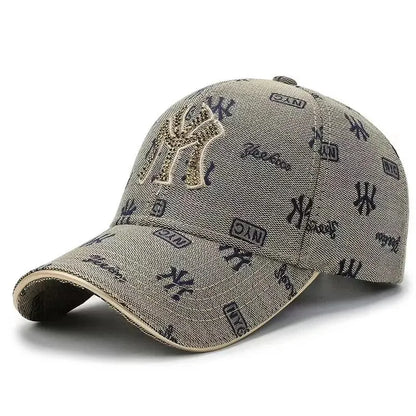 Spring And Autumn New Men's And Women's Baseball Caps Korean Fashion Embroidery Letter Caps Outdoor Leisure Travel Sun Hats