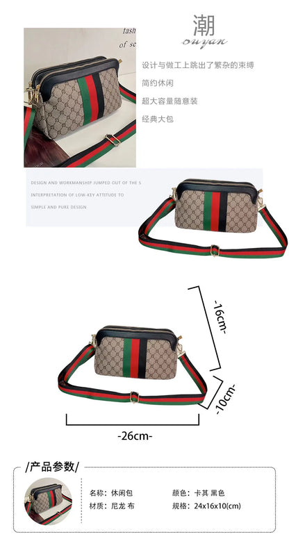 Fashion Popular Women's Bag Trend Brand Printed Versatile Shoulder Bag High-end Elegant Crossbody Bag Designer Luxury Handbags