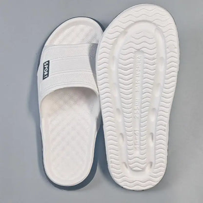 Plus Size 47 Non Slip Bedroom Slippers Men Summer 2026 Lightweight EVA Indoor Slippers Fashion Patchwork Man's Soft Home Slides