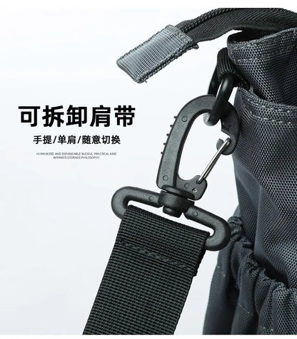 14 Pocket Men Shoulder Messenger Bag Waterproof Crossbody Bags Waterproof Oxford Travel Handbag Large Capacity Storage Work Bags