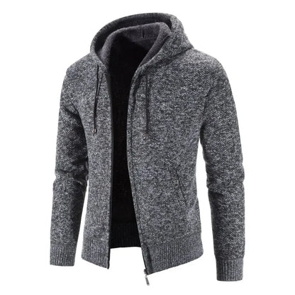 LEGIBLE 2025 Men's Sweaters Autumn Winter Wool Zipper Cardigan Sweaters Man Casual Knitwear Sweatercoat Male