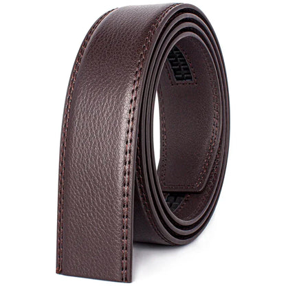 Genuine Leather Belts Without Buckle for Men Women High Quality Male Jeans Belt Large Size Belt No Buckle for Automatic Buckle