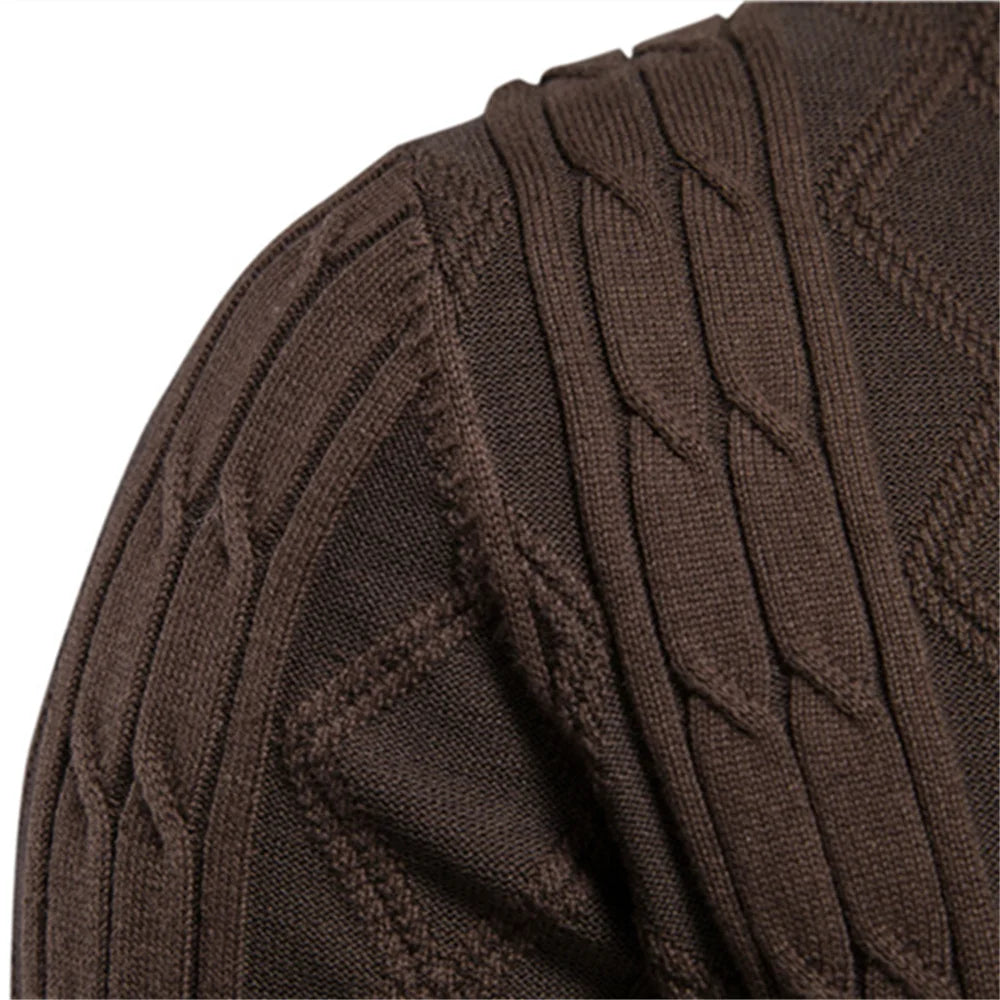 AIOPESON Cotton Argyle Cardigan Men Casual Single Breasted Solid Color Business Mens Cardigans New Winter Fashion Sweater Man
