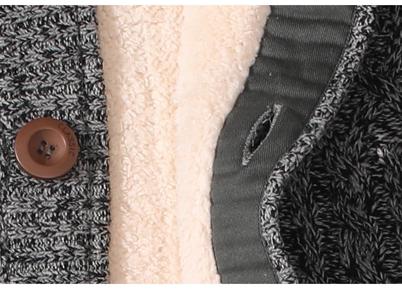 Winter Cardigan Male Thicken Warm Wool Cashmere Winter Coats Sweater Men Clothing Outwear Size 4XL 5XL 6XL 7XL