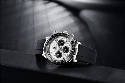 40mm New V2 PAGANI DESIGN Classic fashion Men Quartz Watches Sapphire Retro Chronograph Stainless Steel Waterproof Watch for Men