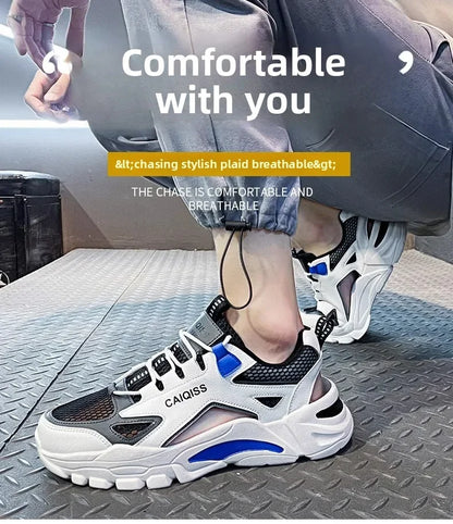 Mens Summer Sandals Breathable Sports Beach Shoes Outdoor Casual Slides for Teenagers TrendyLightweight Footwear New Design