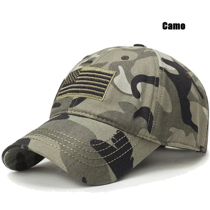 American Flag Embroidered Cotton Adjustable Soft Top Baseball Cap Sun Hat Trucker Caps Dad Hats