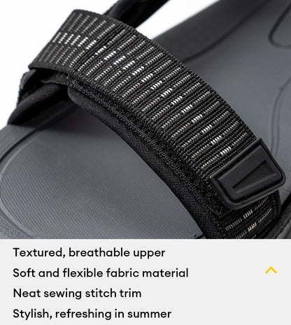 Summer Outdoor Sport Men Sandals Open Toe Breathable Casual Beach Shoe Black Antiskid Fashion Walking Sandalias
