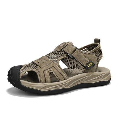 Summer Men' Sandals Breathable Beach Shoes Outdoor Men Casual Sandalies Fashion Male Casual Flats Quick Dry Walking Summer Shoes