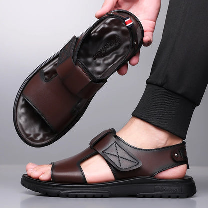 Men's Summer Fashion Sandals Trendy Beach Shoes Thick Bottom Soft Bottom Outdoor Slippers Comfortable Footwear for Men-6189