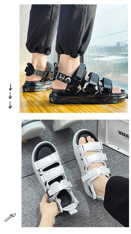 High Quality Men's Sandals Designer Platform Sandals for Men Fashion Outdoor Casual Sports Sandals 2026 Summer Beach Sandalias