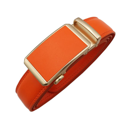 Women man Genuine Leather Belt For Female Strap Casual All-match Ladies Adjustable Belts Designer Automatic man belt buckle