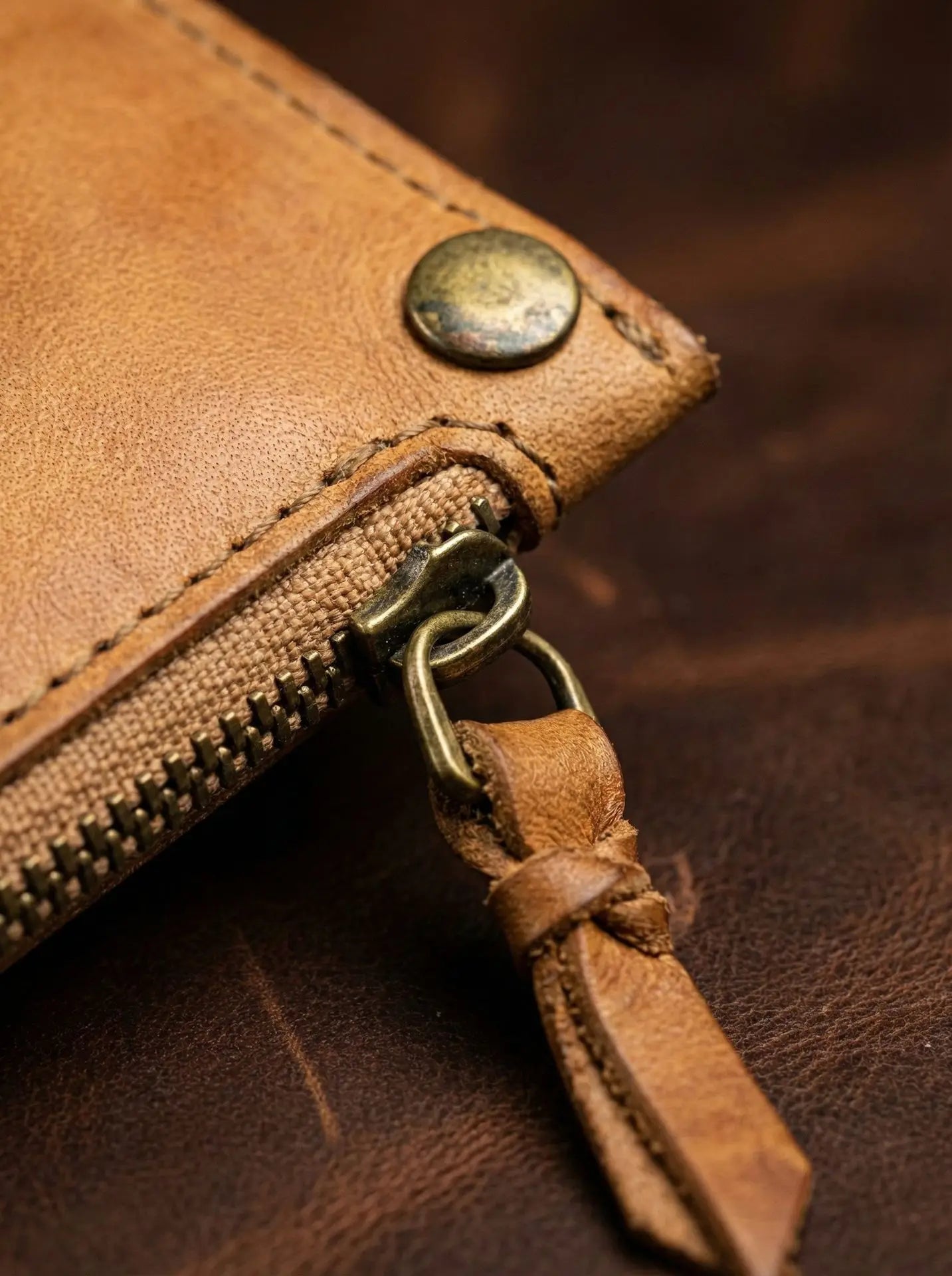 High Quality Genuine Leather Retro Men Wallet Handmade Handbag Phone Pocket Simple Card Bag Big Capacity Soft Male Purses