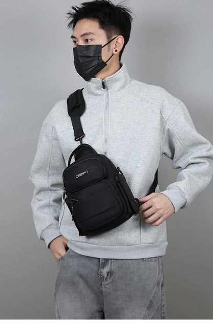 Men's Bag Outdoor Travel Shoulder Bag High Quality Nylon Crossbody Bags For Man Multi Functional Men's Handbag Bag Waist Packs