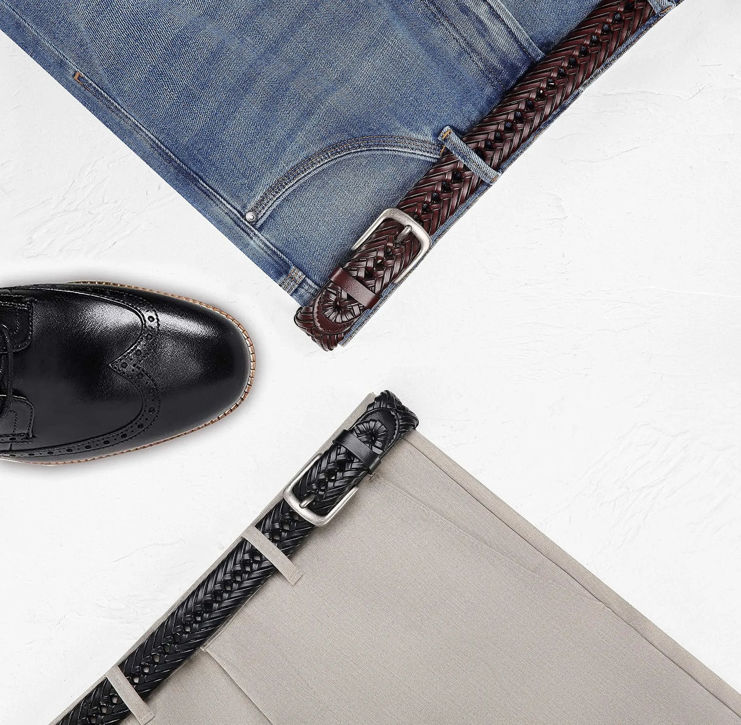 High Quality Genuine Leather Men Belts LONG Large Pin Buckle Metal Automatic Buckle High Quality Casual for Jeans Women Strap
