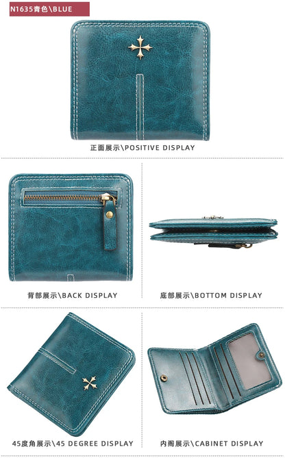 New Mini Women Wallets Slim Women Fashion Small Wallets Zipper PU Leather Quality Female Purse Card Holder Wallet