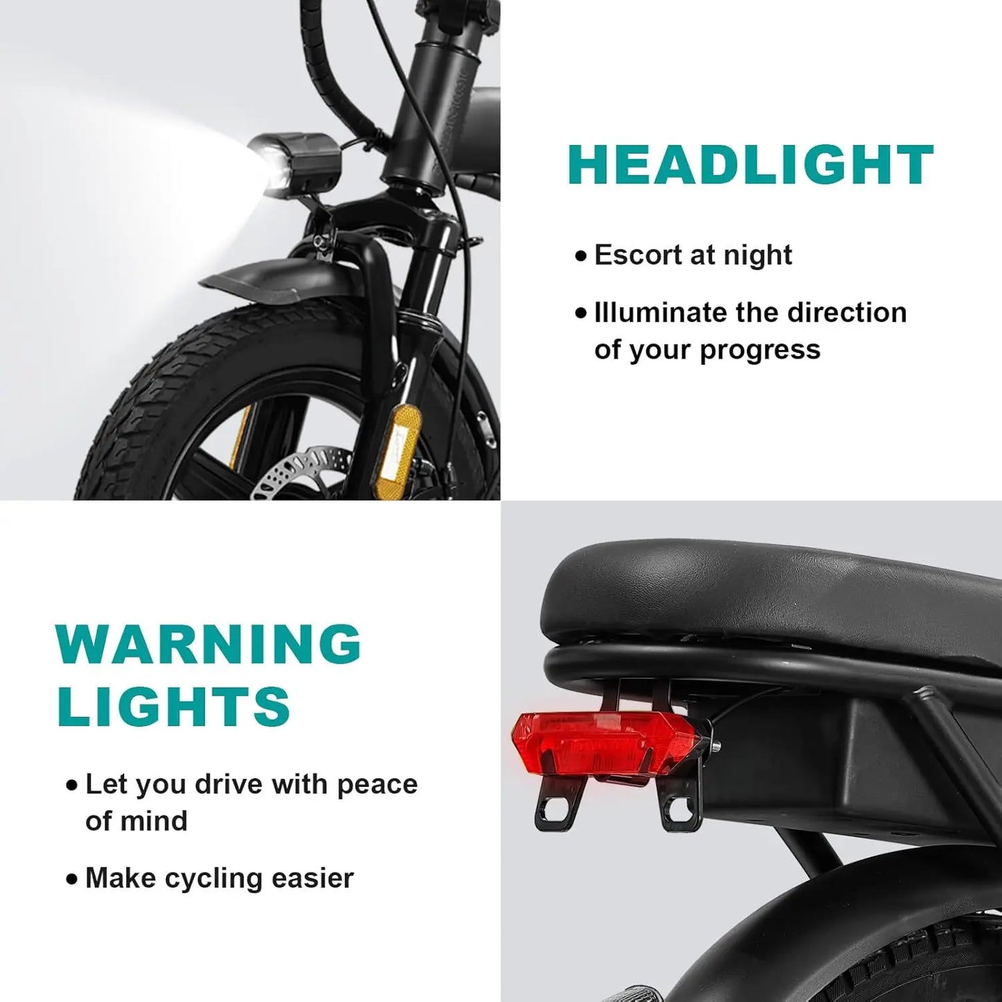 Electric Bike for Adults and Teens, 520W-1200W Motor, 20-28MPH, 32 Miles Range, 48V 10Ah Battery, 3-Level Pedal, Customized