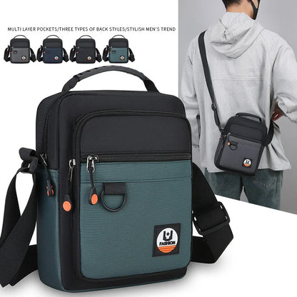 3 Layers Design Men's Small Bag Lightweight Oxford Men's Pouch Crossbody Bags For Man Fashion Casual Men's Handbag ShoulderBag