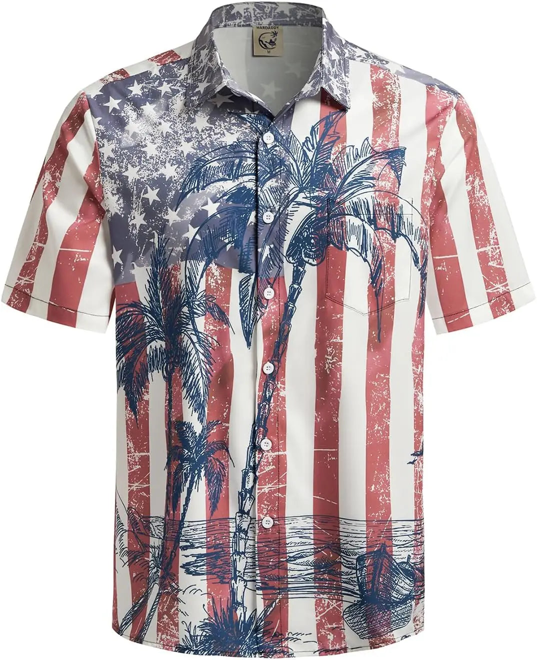 Men's Coconut Tree 3D Print Shirt for Summer - Quick-Drying, Loose Fit, Suitable for Everyday Wear, Perfect for Beach Vacations