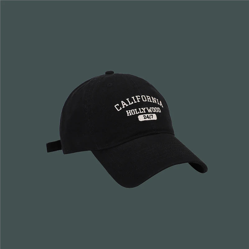 Retro Letter Embroidery Baseball Caps For Women Men Summer Sport Visors Snapback Cotton Cap Unisex Hip Hop Hat Streetwear Hats