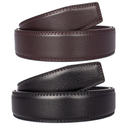 Genuine Leather Belts Without Buckle for Men Women High Quality Male Jeans Belt Large Size Belt No Buckle for Automatic Buckle