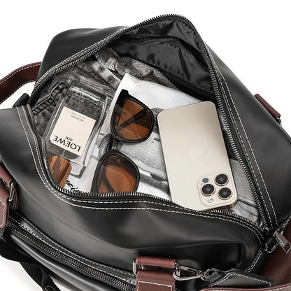 High Quality Handbag Men Business Briefcase Vinatge Fashion Top-Handle Bags For Men Large capacity Travel Laptop Bags Satchels