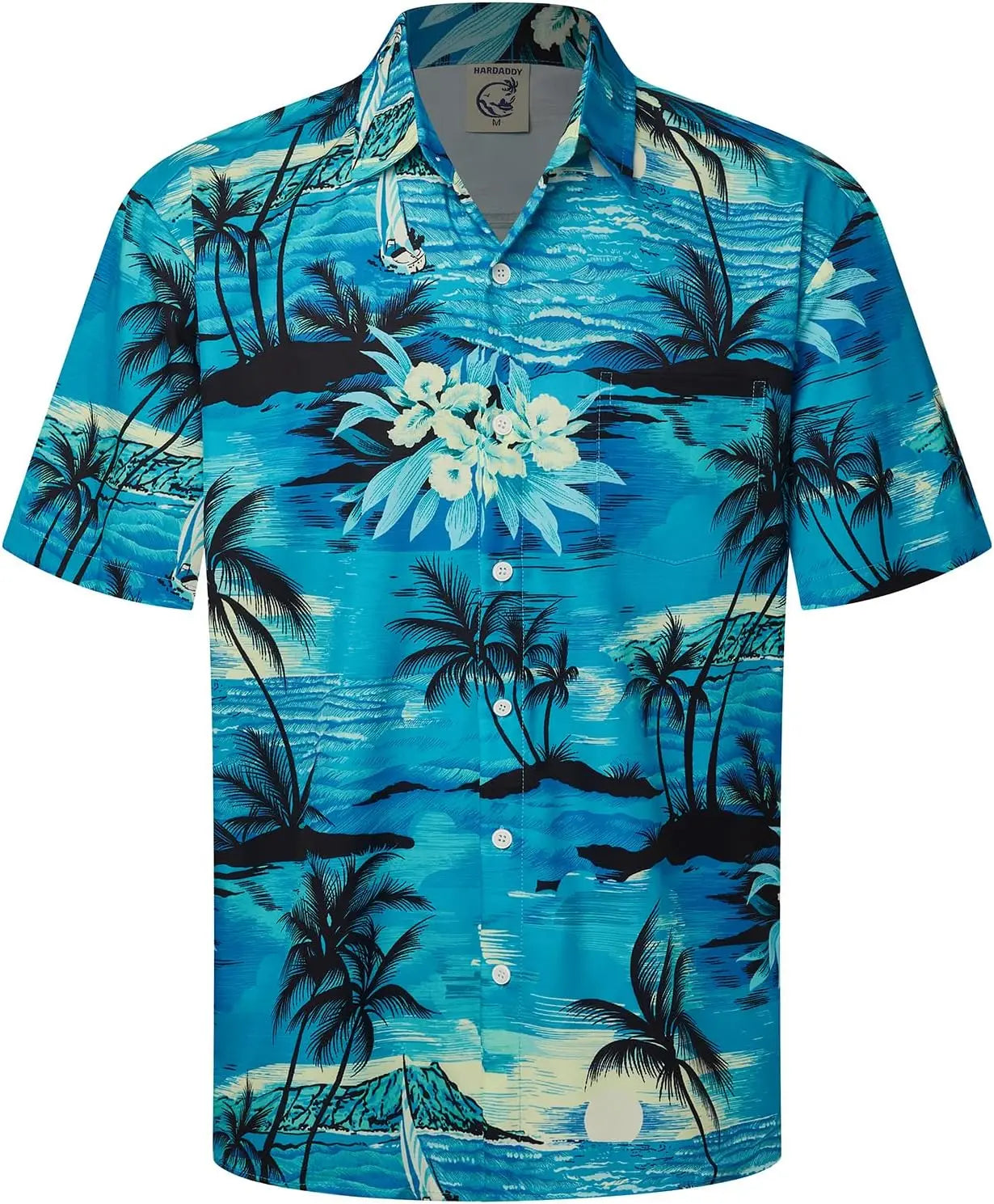 Men's Coconut Tree 3D Print Shirt for Summer - Quick-Drying, Loose Fit, Suitable for Everyday Wear, Perfect for Beach Vacations