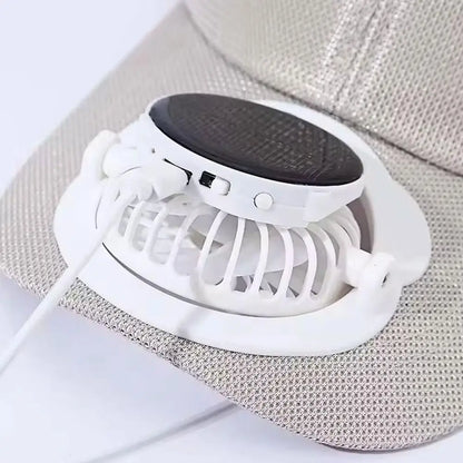 Summer Men Women Mesh Baseball Hat Sun Block Baseball Hat With Solar Fan USB Charging Fan Breathable UV Block Outdoor Sunhats