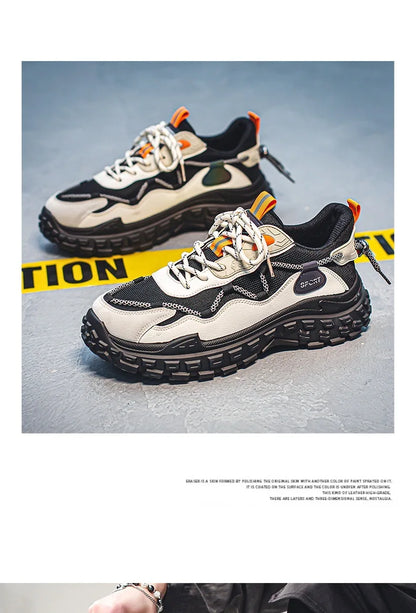 Men's sports running shoes breathable anti slip casual sneaker outdoor walking shoes for male students and men