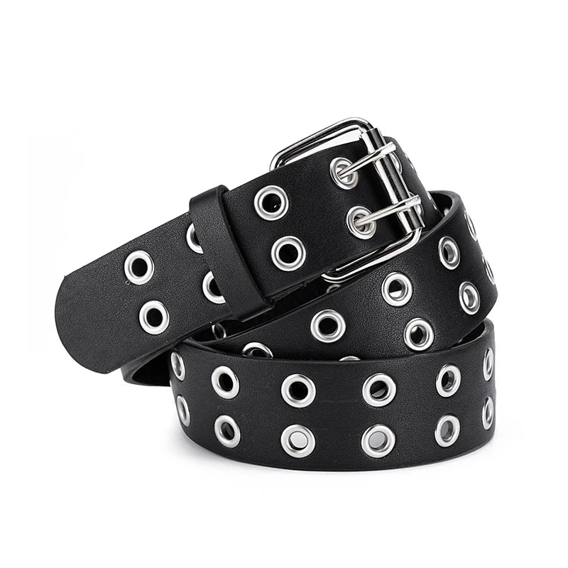 Fashion New Bronze Belt Metal Belt Men And Women Punk Hardware Jeans Belt Y2K Belt Designer Belt Women's BeltUniversal Box