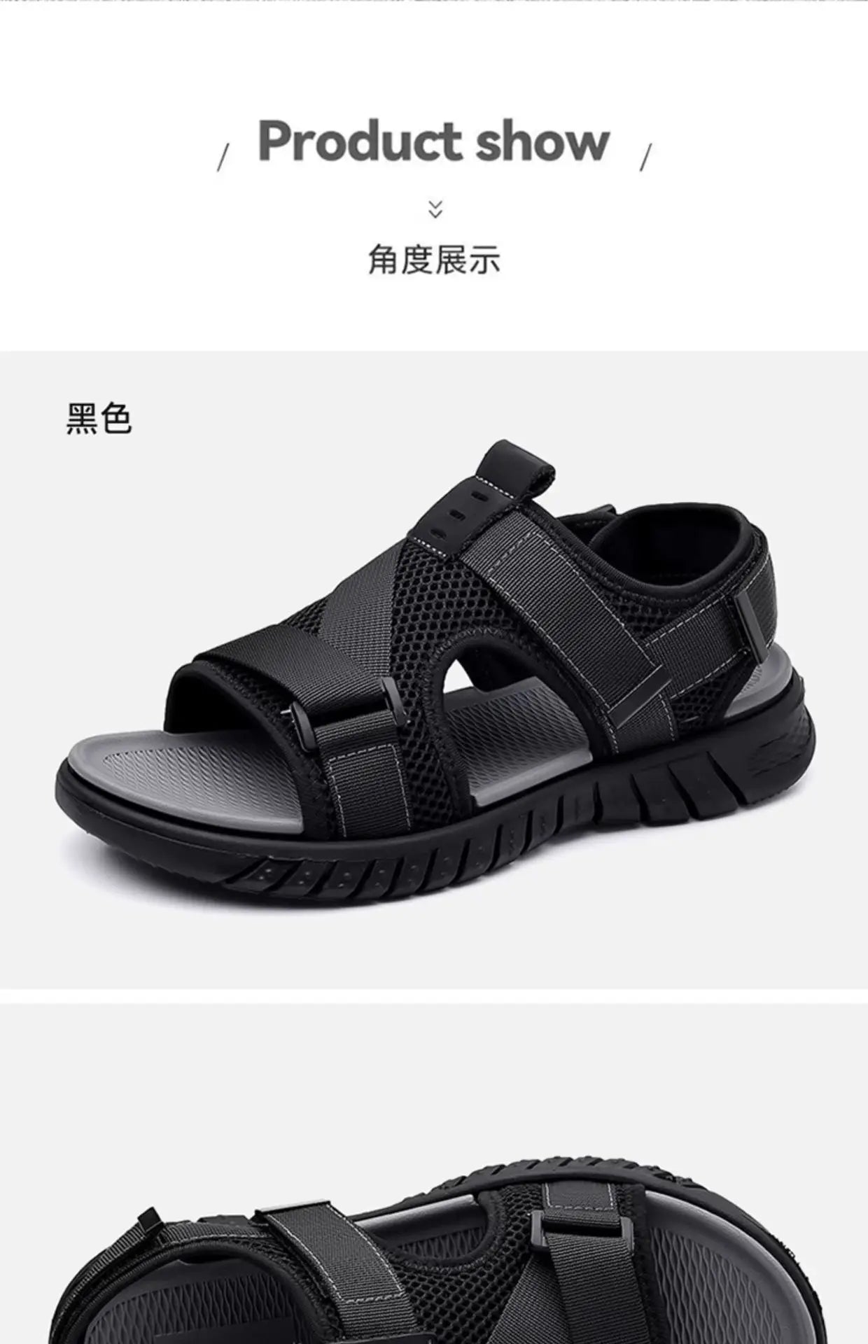 Men's 2026 New Summer Water Shoes Slip-On Breathable Mesh Quick-Dry Anti-Slip Driving Beach Outdoor Sports Sandals