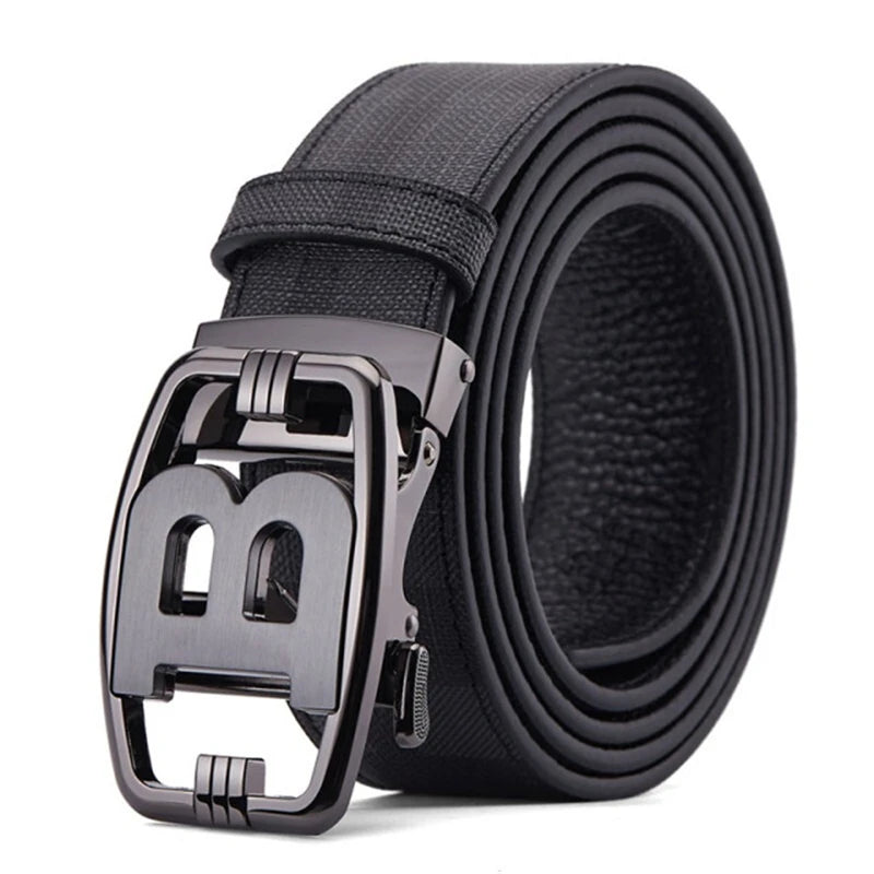 New Wide 34mm Luxury Vintage Designer B Belt Buckle Men High Quality Women Genuine Real Leather Dress Strap Male Belt for Jeans