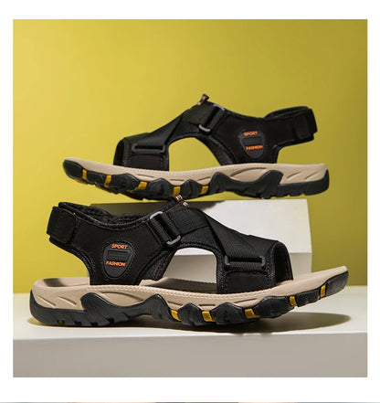 Summer Outdoor Sandals Leisure Fashion Sneakers Vacation, Beach Breathable, Wear-Resistant Hiking and Walking, Men's Sandals