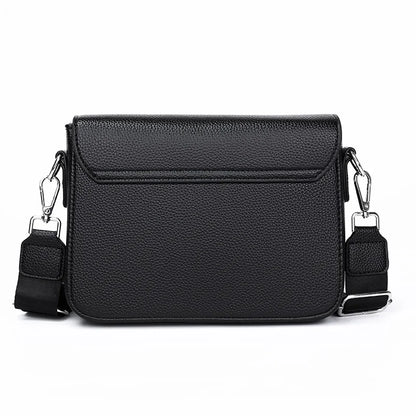 High-End Men's Stylish Crossbody Bag PU Leather Sling Bag Minimalist Business Shoulder Bag Perfect for Daily Commute Travel
