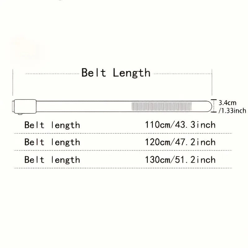 PAUL HUEMAN Stylish Men's PU Leather Belt - Fashion Belts  Business Automatic Buckle
