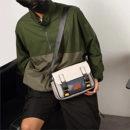 2026 New Designer Crossbody Bag for Men Bags Leather Casual Man Messenger Bag Male Bag Sling Pack Shoulder Bag Luxury Brand