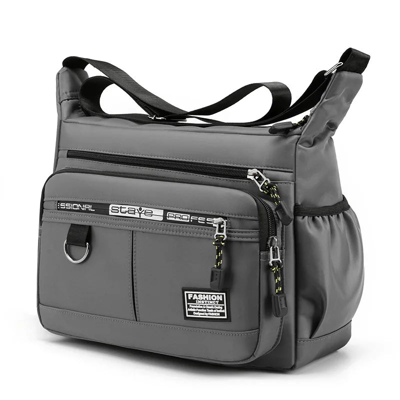 Men's business single-shoulder bag Large Capacity Men's Casual Multi-layer Pocket Fashion Single Shoulder Messenger  Bag