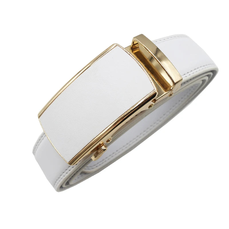 Women man Genuine Leather Belt For Female Strap Casual All-match Ladies Adjustable Belts Designer Automatic man belt buckle