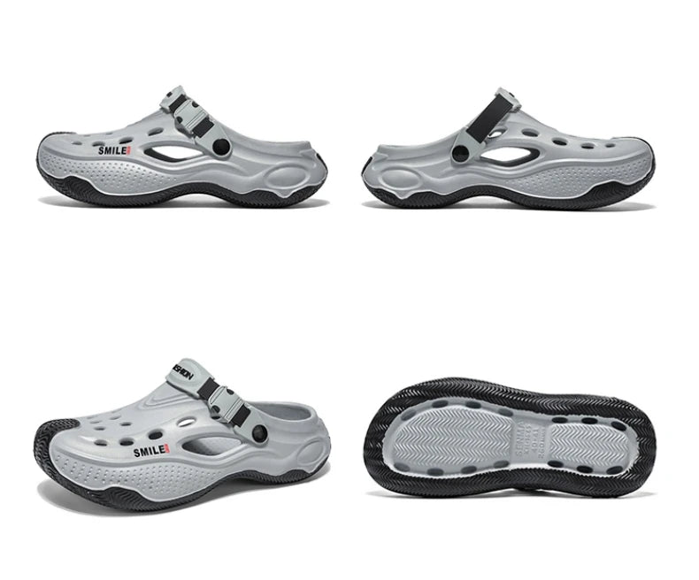 Summer New Design Men's Beach Clogs Outdoor Sandals Comfortable Slippers EVA Slides Men Casual Garden Shoes Male Beach Sandals