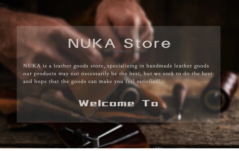 NUKA Men's Genuine Leather Shoulder Bag Retro Original Cowhide Horizontal Crossbody Deluxe Flap Messenger Bags For 11 Inch Ipad