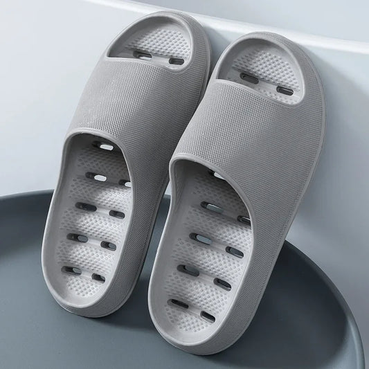 Men's Quick-Drying Anti-Slip Bath Slippers Summer Indoor Home Eva Couple Shower Slippers Anti-Odor Bathroom Sandals